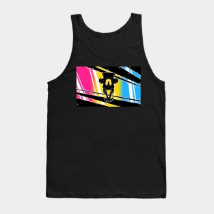 Pan Pride Skull - Bear Tank Top